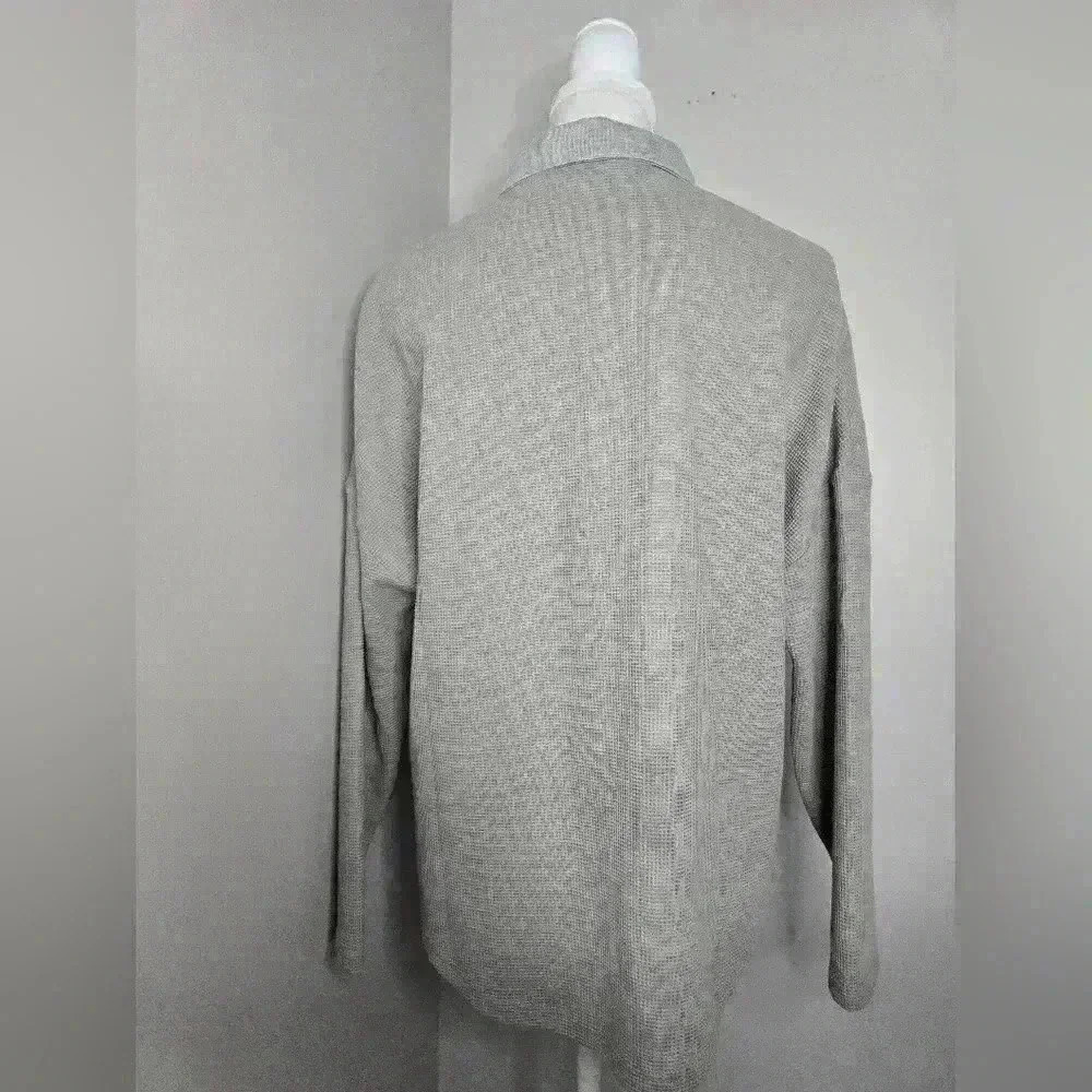 Grey Two-Toned Shacket - Picture 8 of 10